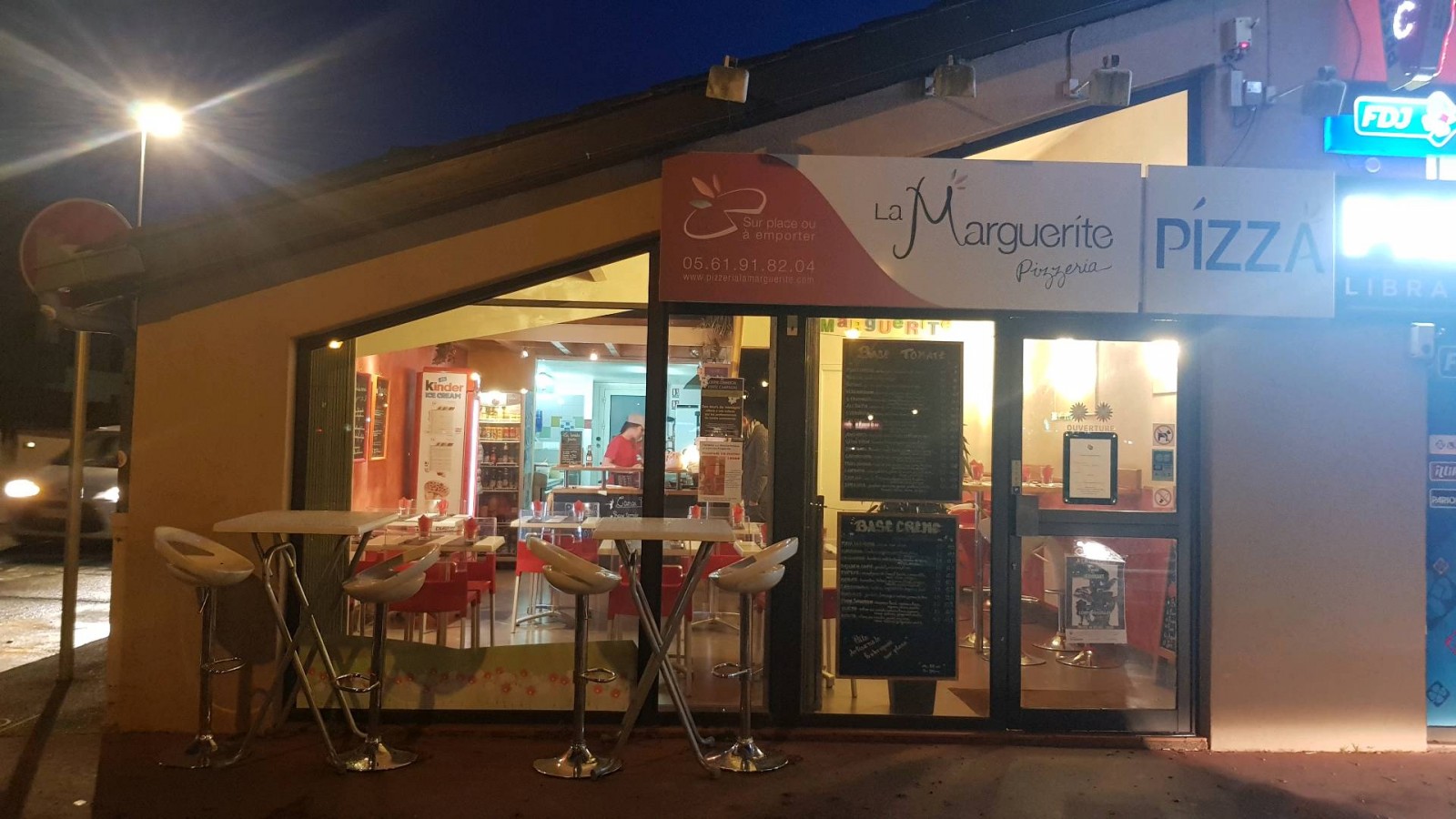 Pizzeria ouvert le lundi  Lacroix Falgarde La marguerite 